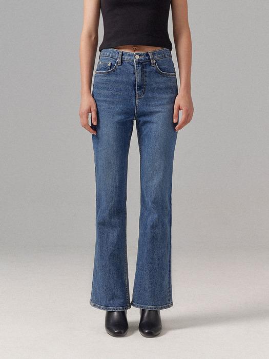 Blue Dearish Slim Bootscut Denim Pants