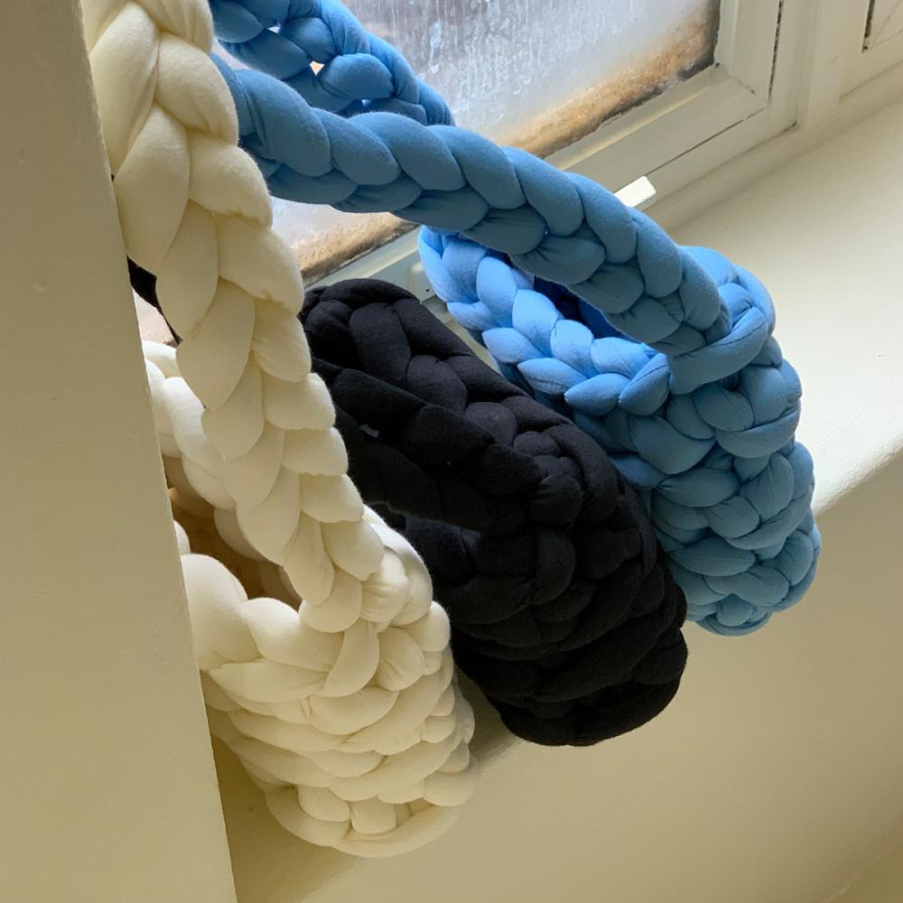 뜨개 숄더 미니백(3color)