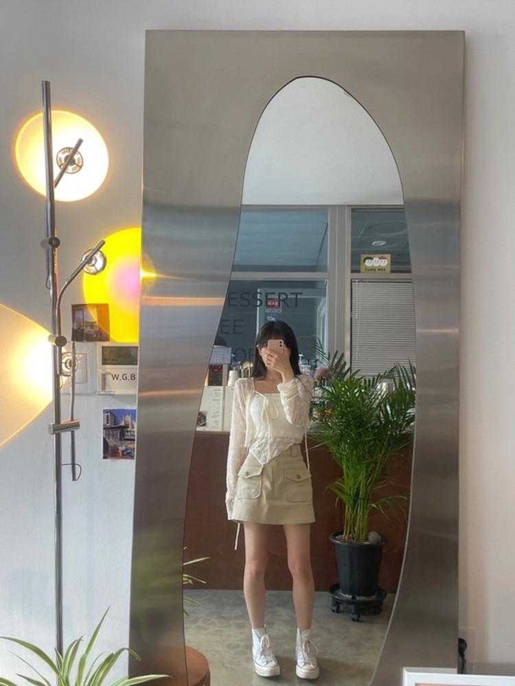 베어 카고스커트 베이지스커트 카고치마 미니카고스커트