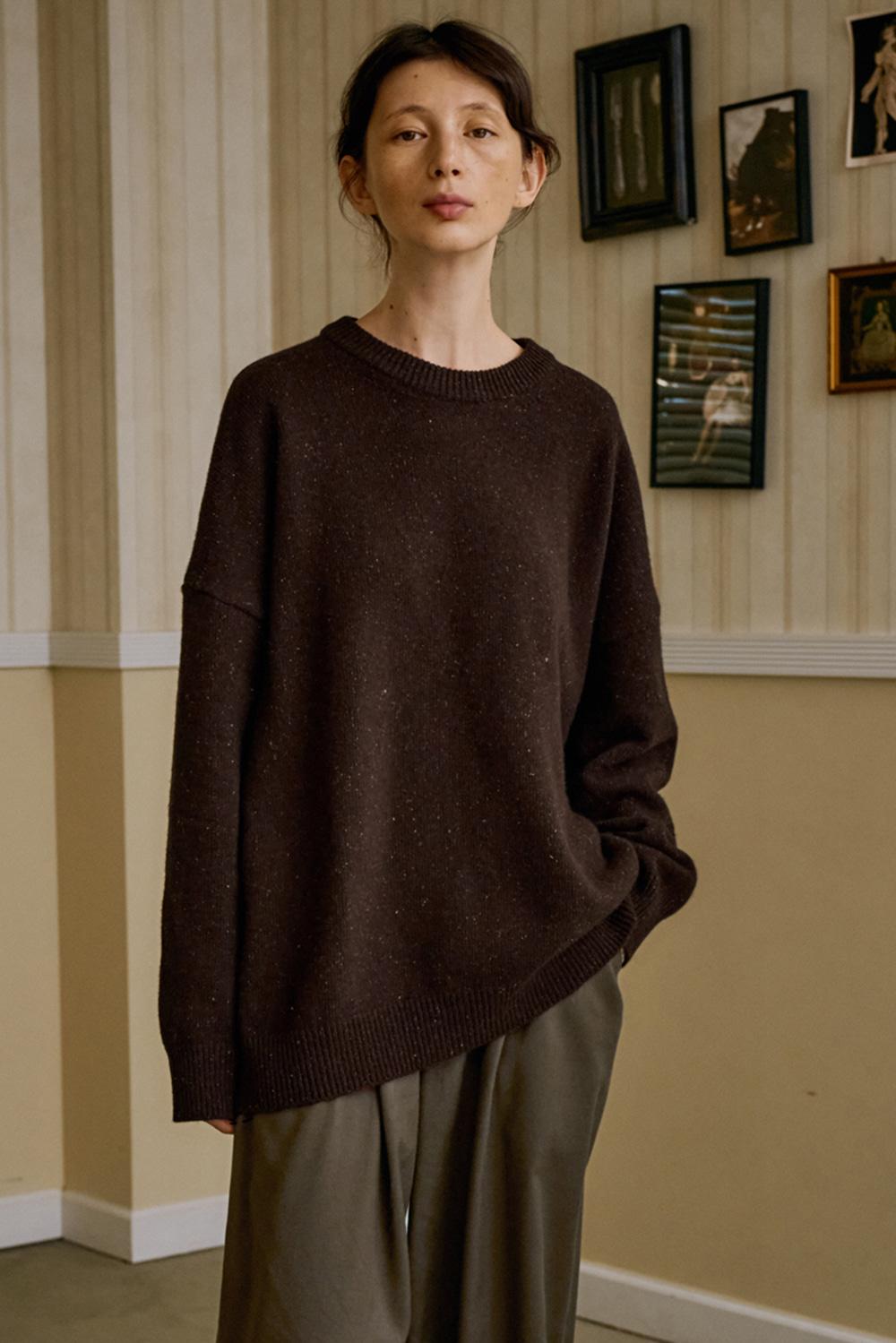 unisex nep sweater brown [4color]