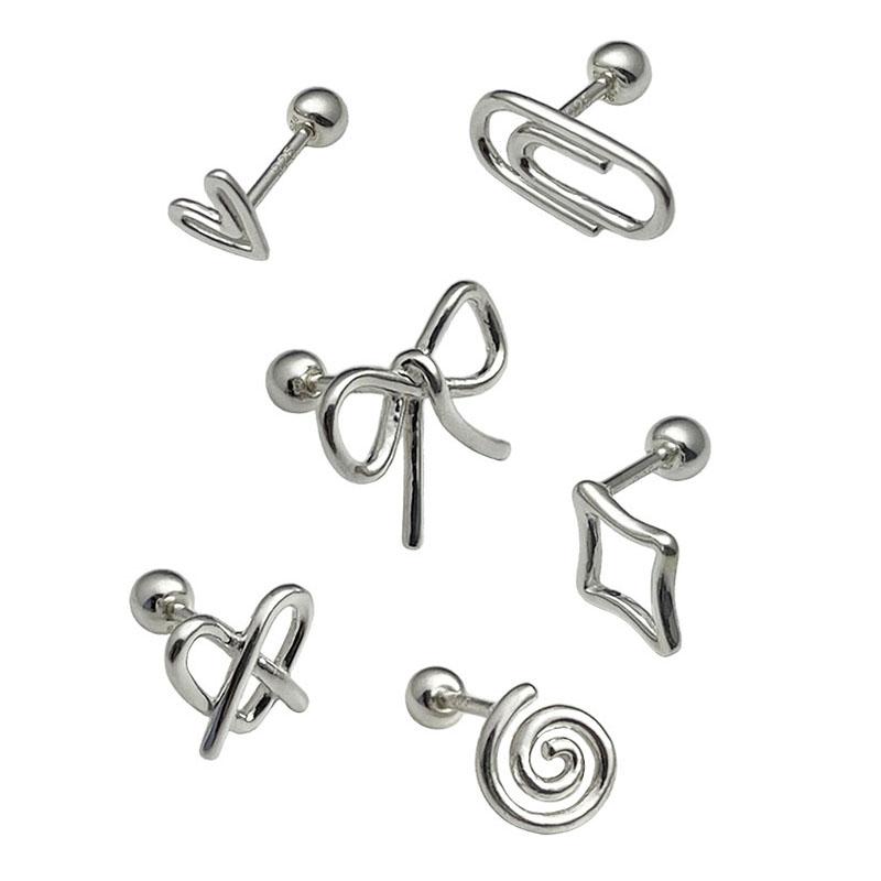 [Silver Ver.] Fruit doodle piercing - 2