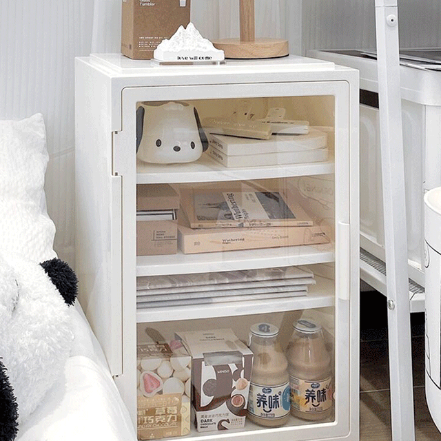 (NEW신상) 큣셀링 먼지방지 화장품정리대 올인원 립스틱 화장품 대형 캐비닛 정리함 향수진열대 화장대수납함 보관함 서랍 향수장