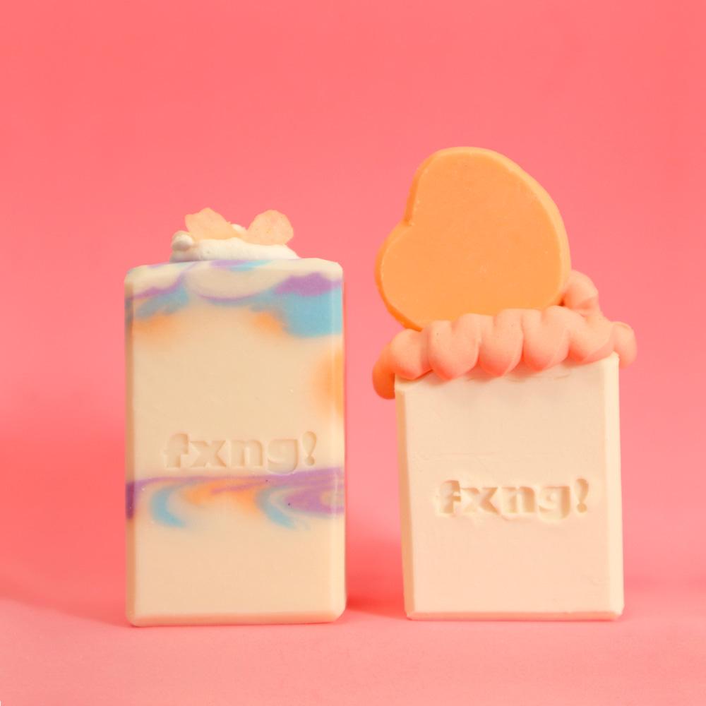 Queen of Love SET (비누2개 + 비누망 + 선물상자 + 종이가방)