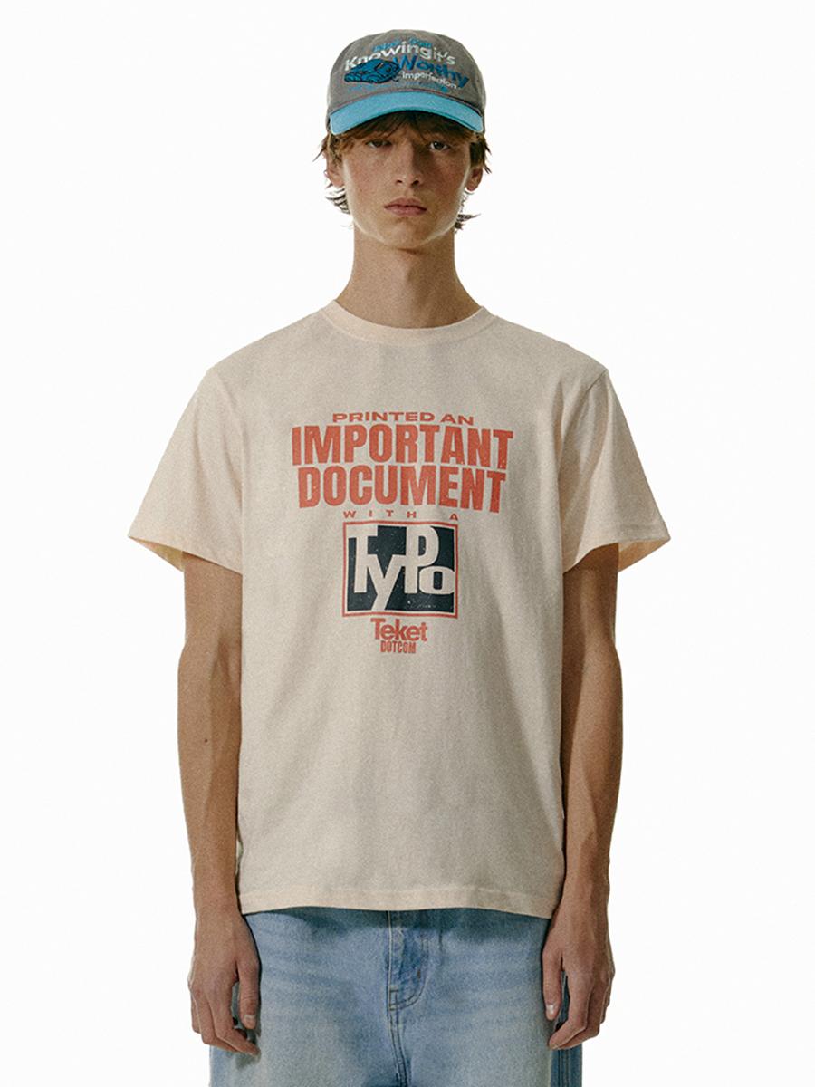 Document Tee Cream
