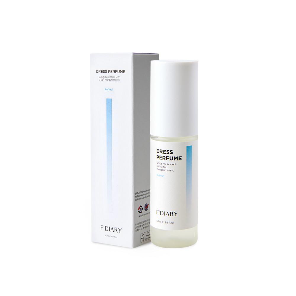 에프다이어리 올케어 섬유향수 기능성 드레스퍼퓸 섬유탈취제 리프레쉬 50ml