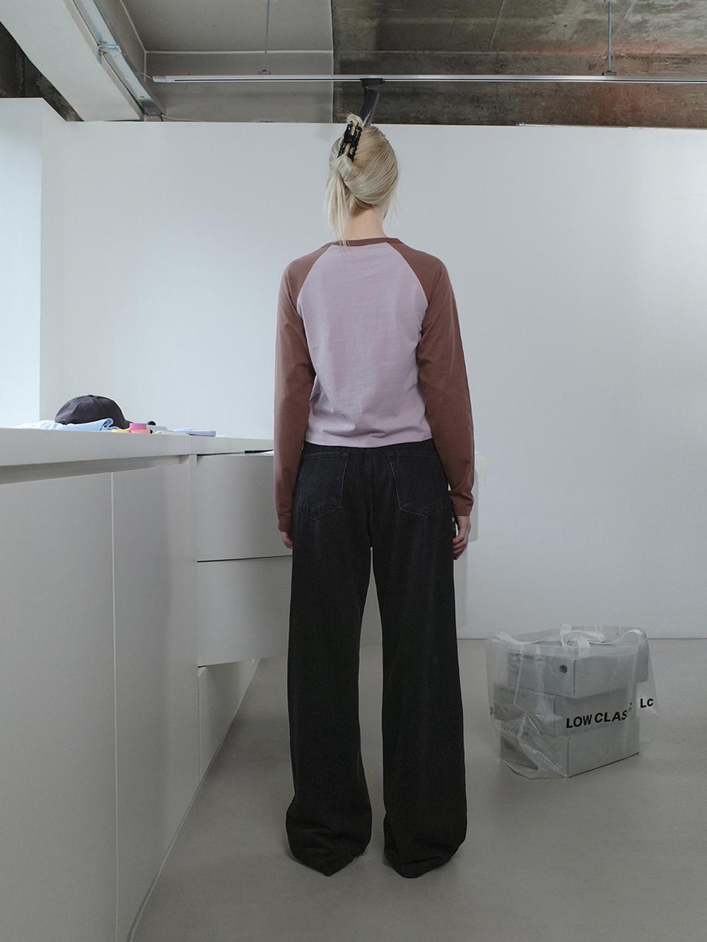 ORGANIC RAGLAN T-SHIRT_LAVENDER