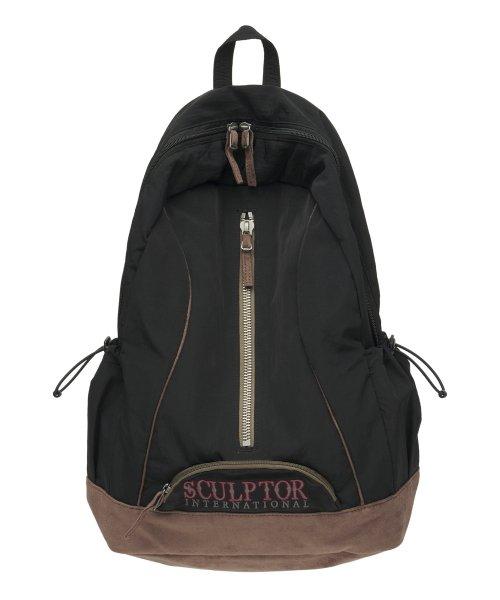 스컬프터(SCULPTOR)  Oldschool Slouchy Backpack Black - 사이즈 & 후기 | 무신사
