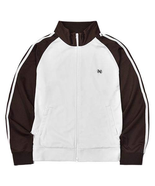 (24F/W) Basic Logo Track Zip-Up - Brown