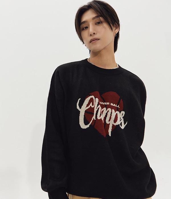 LOVER BALL LOGO KNITWEAR B23FT15BK