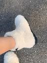 shearing fur banding boots