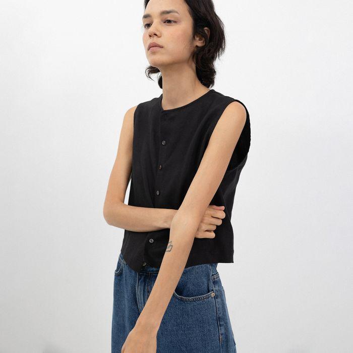 [3rd_6/18 예약배송] Keira blouse_black