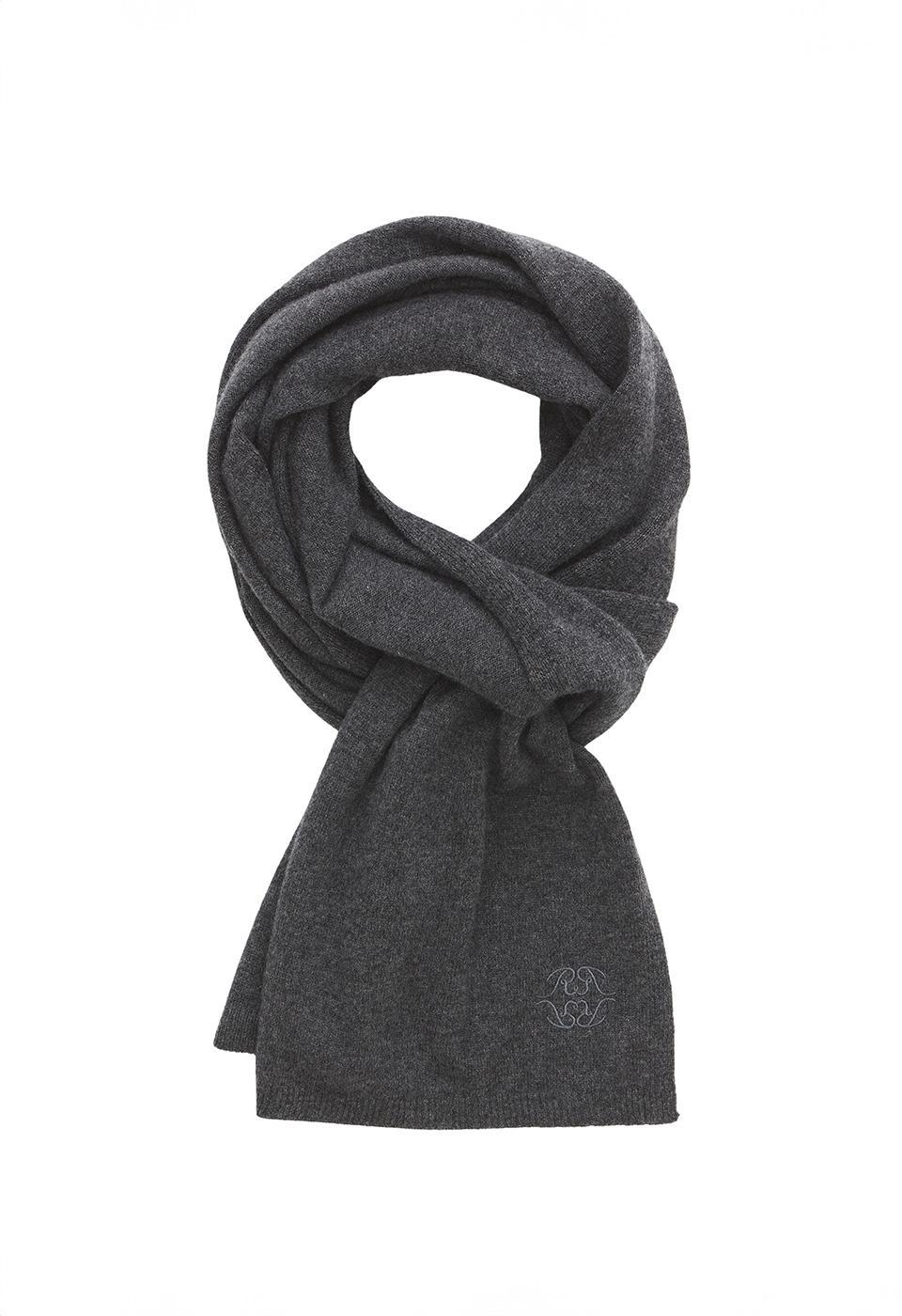 RONEW SIGNATURE CASHMERE MUFFLER (GREY)