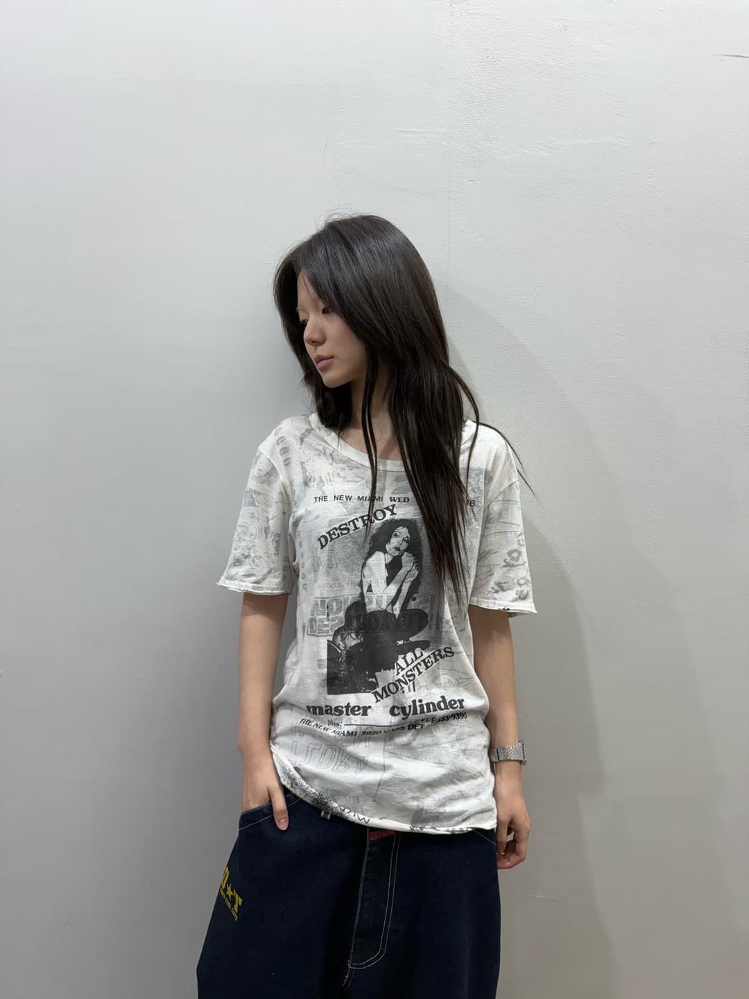 히스테릭글래머 리버시블 그래픽 아트워크 티셔츠 | 후루츠패밀리