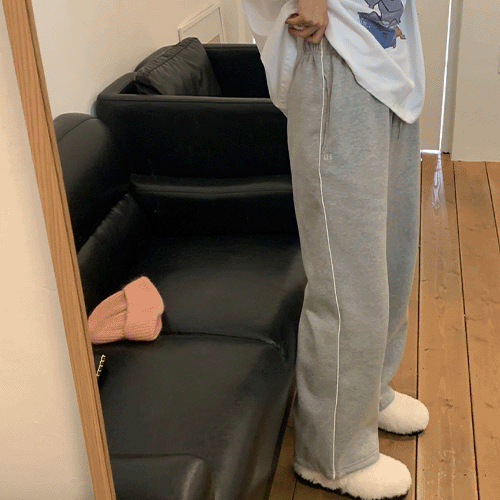 삥줄 투웨이 조거팬츠 (기모)