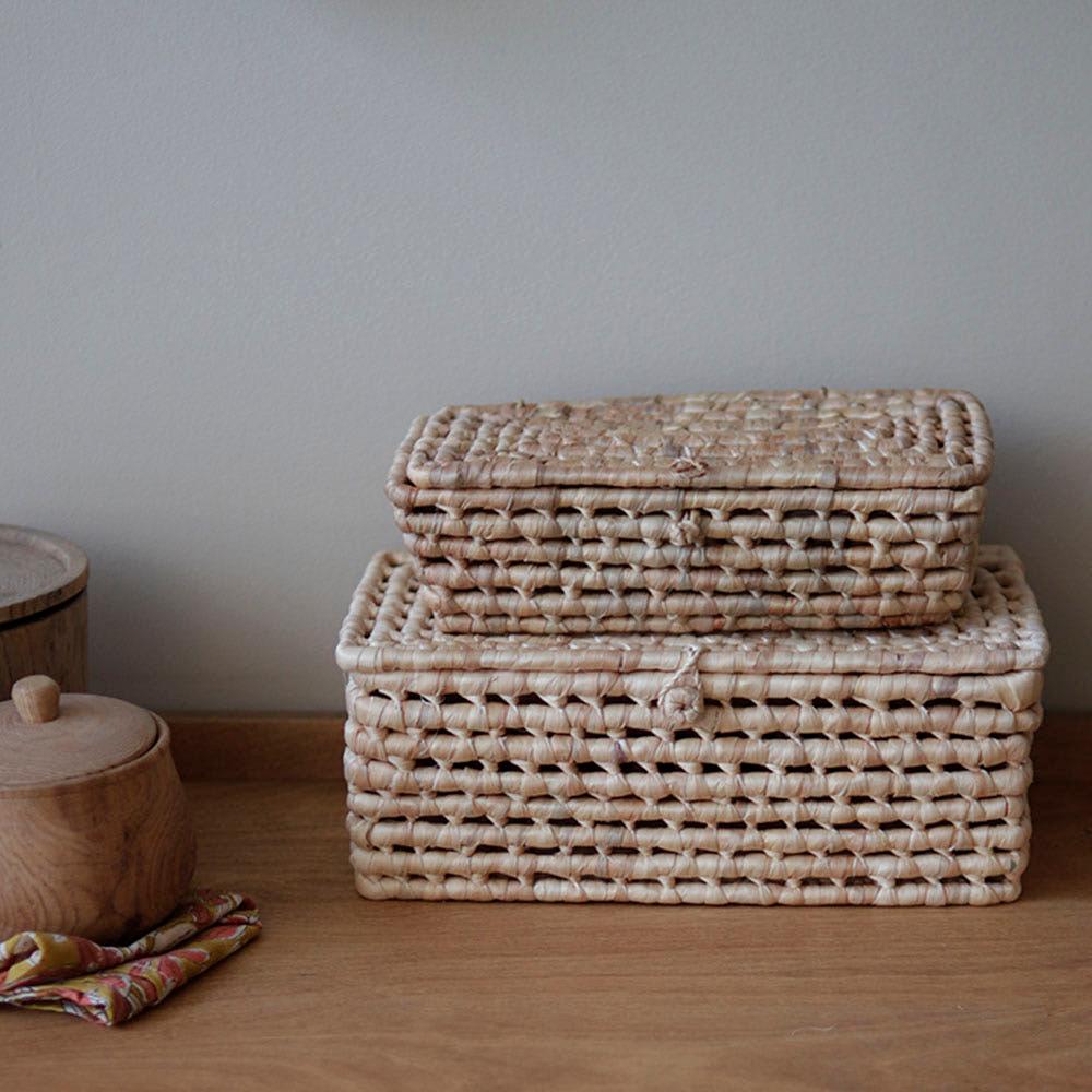 수초 사각 수납함 (2size)