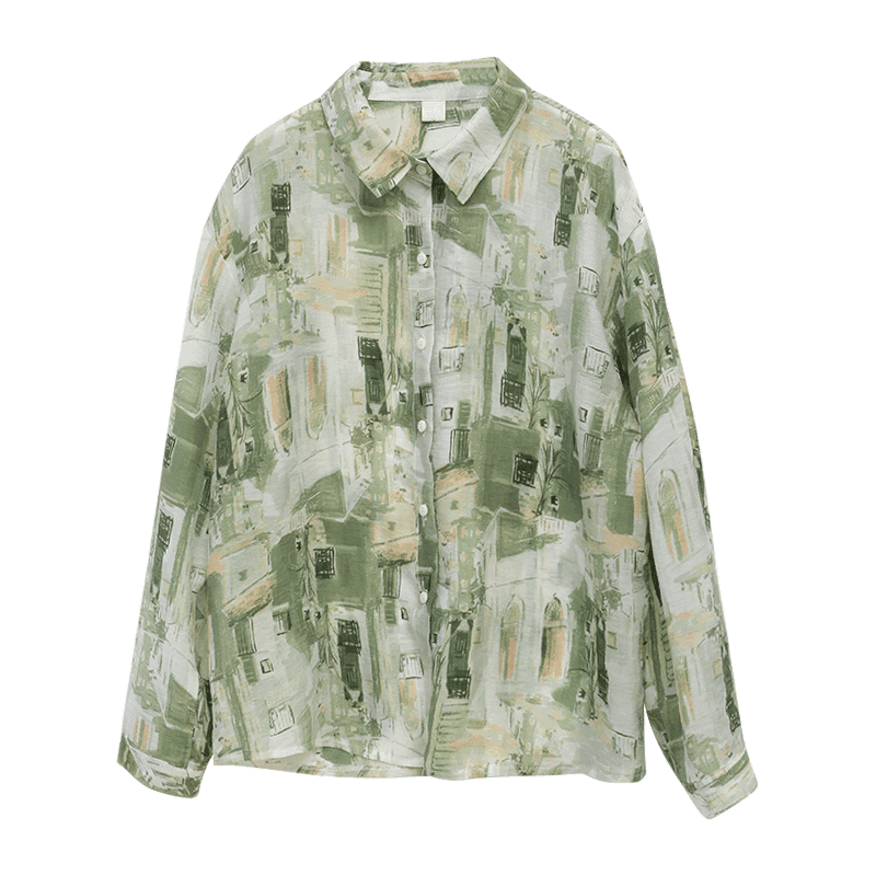 아트프린팅 루즈라이트셔츠