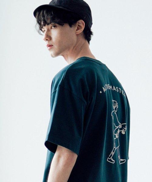 보드마스터 그래픽 티셔츠 다크그린 JDST1315