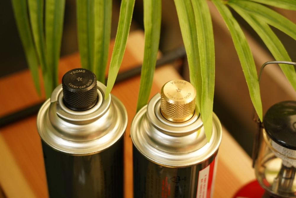 부탄가스 이소가스 뚜껑 행운캡 블랙 골드 양산고무신 YSGMS