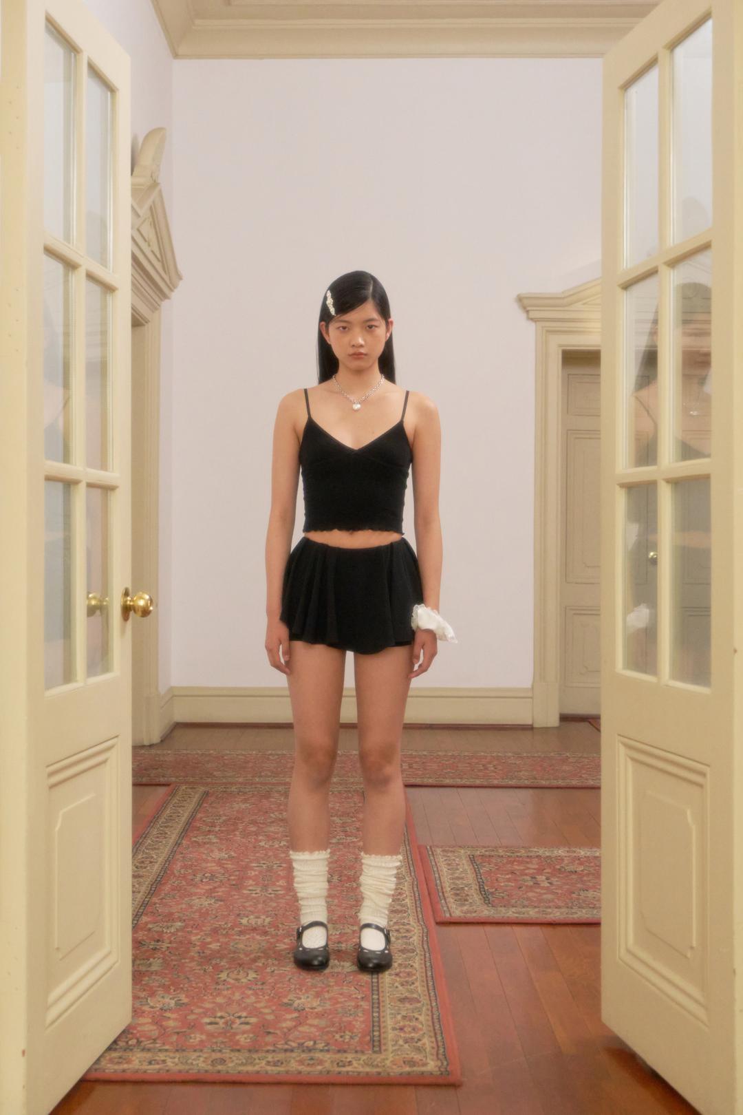 (바로 발송) Pull-on Skort SS version (Black)