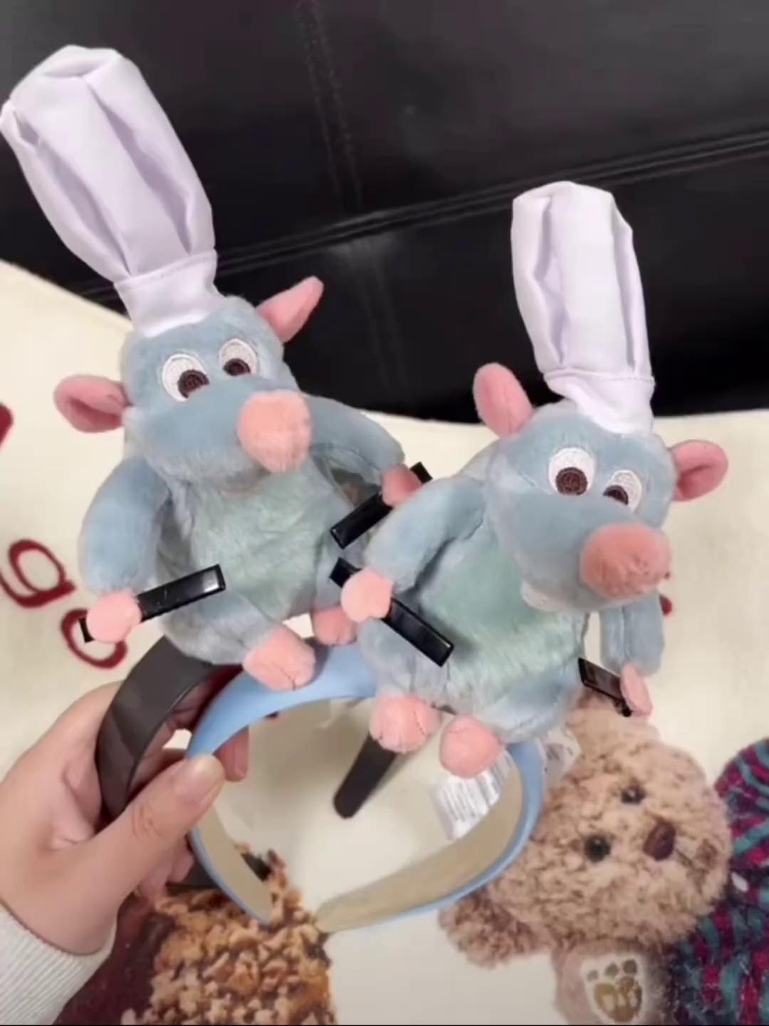 라따뚜이 머리띠 라따뚜이인형 생쥐 요리사 레미인형