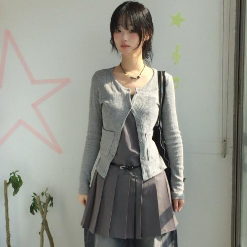 (2 C ᵒ l o🅡) 플리츠 벨트 원피스