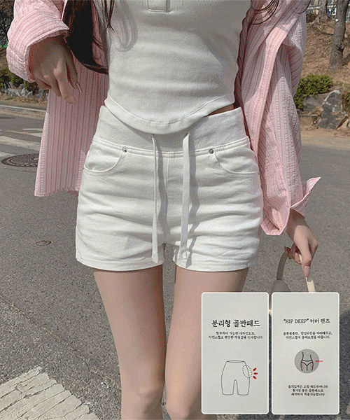 ~2XL[골반뽕/올밴딩💗]분리형 골반뽕 올밴딩 면반바지