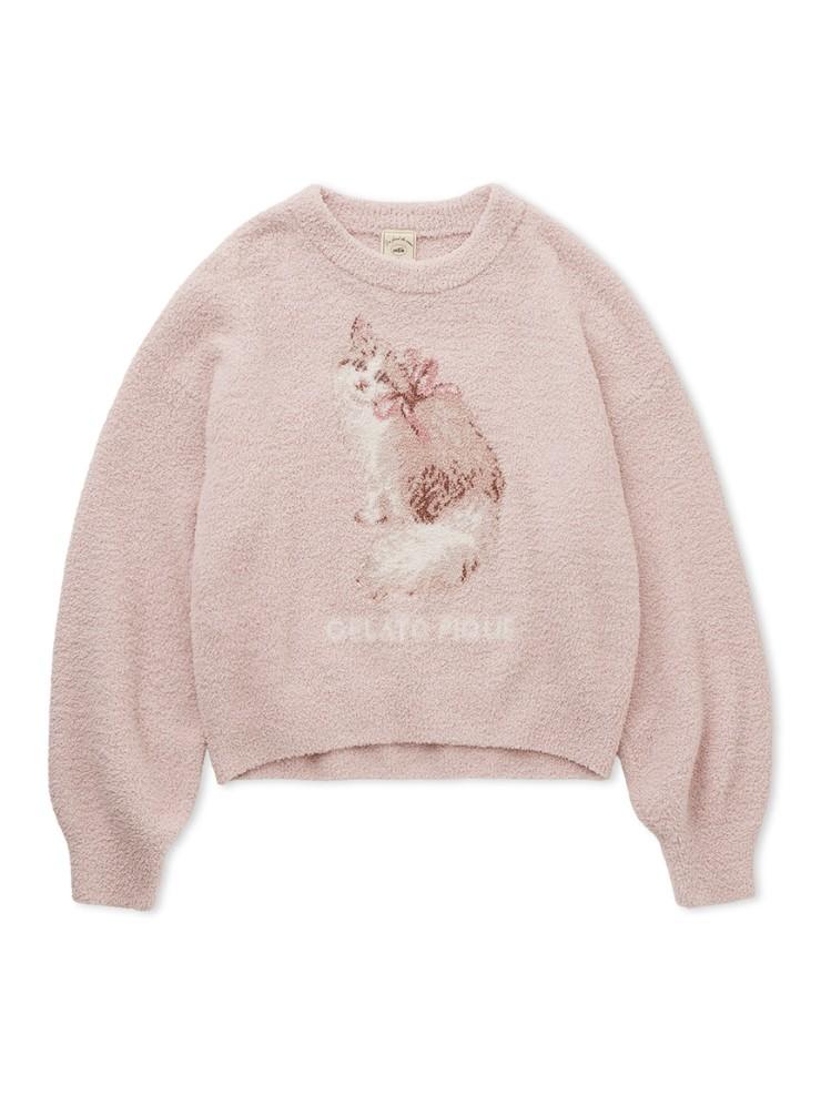 BABY MOCO CAT 자카드 풀오버