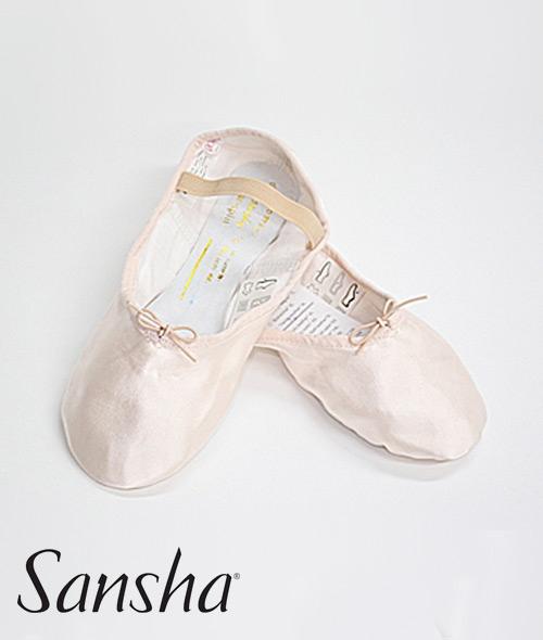 Sansha - 공단슈즈 (핑크)
