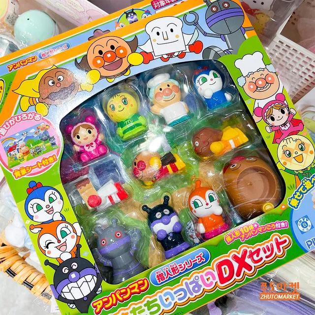 [정품] 호빵맨 마스코트 피규어 10종 손가락인형 시리즈