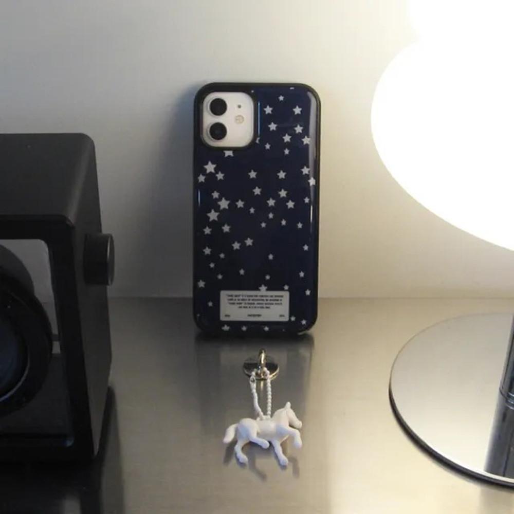 [ 아이폰16 맥세이프 추가] 락스타 네이비 에폭시케이스 범퍼