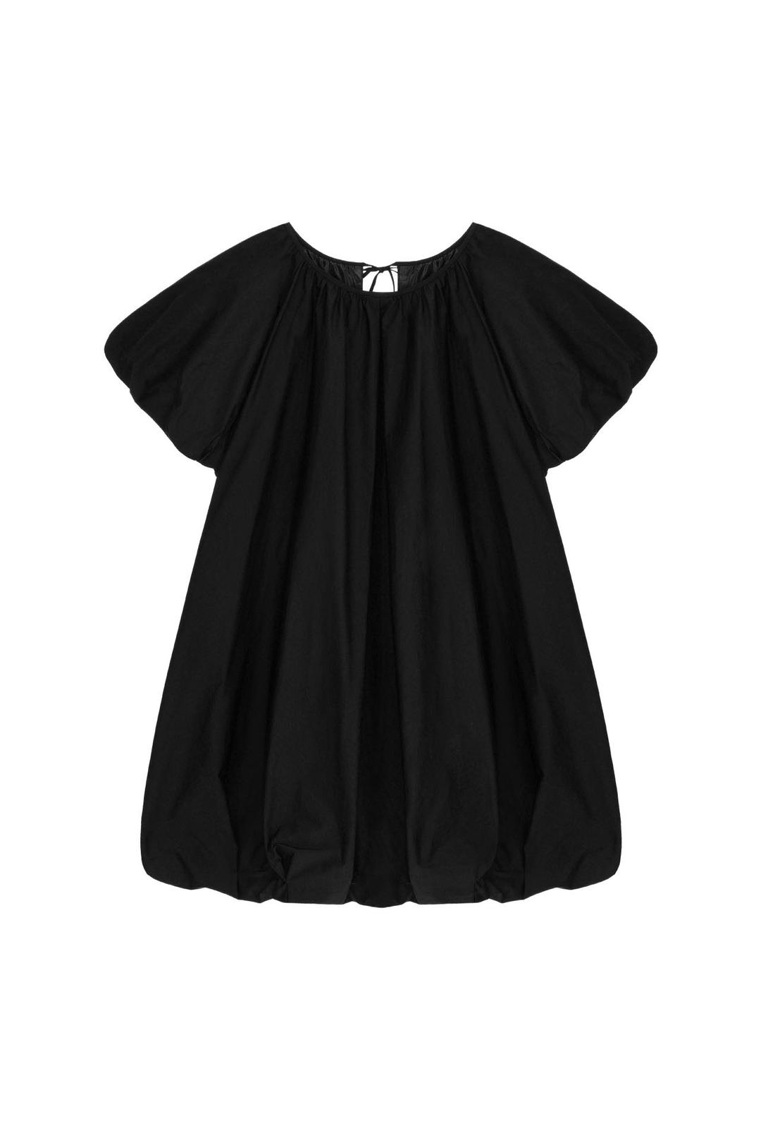 VOLUME MINI DRESS (BLACK) *예약배송