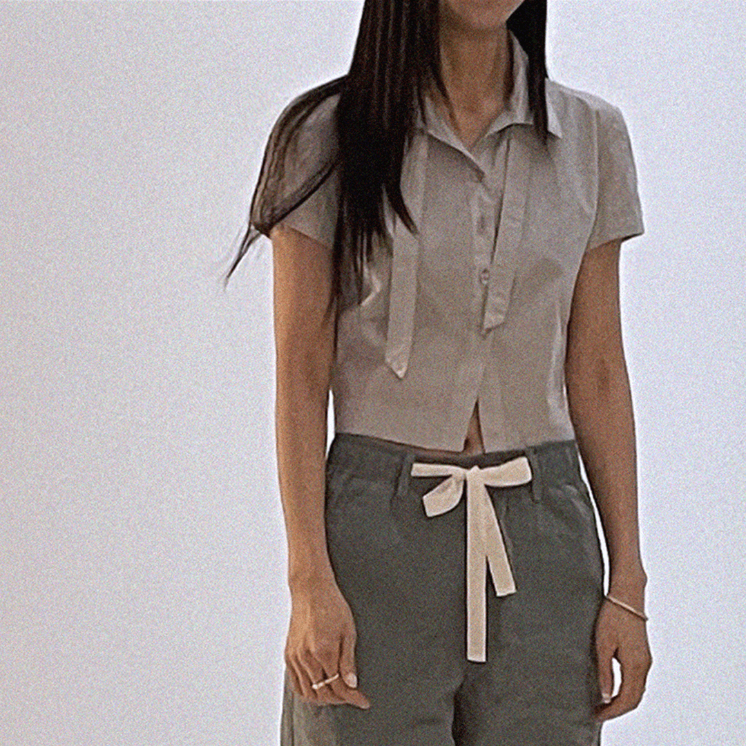 Let Us Back To School Shirts [Cream Grey]