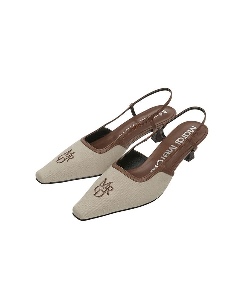 SLING BACK MRCD_BEIGE BROWN