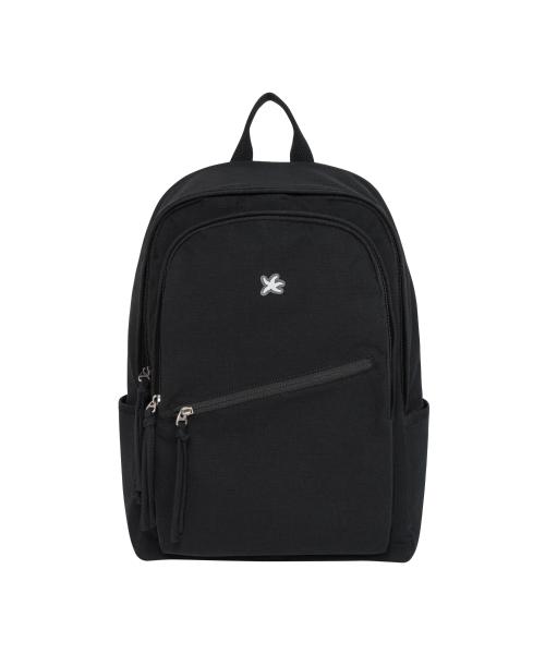 TCM strap layered ripstop backpack (black)