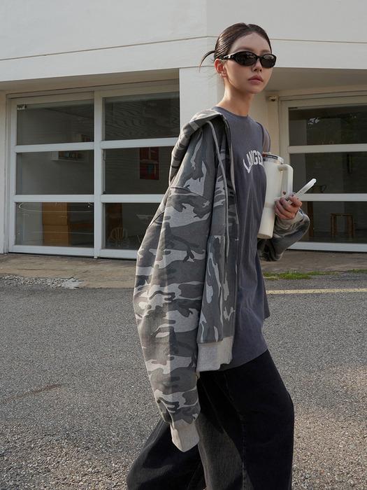 [단독]24FW storm camouflage hoodie zip-up