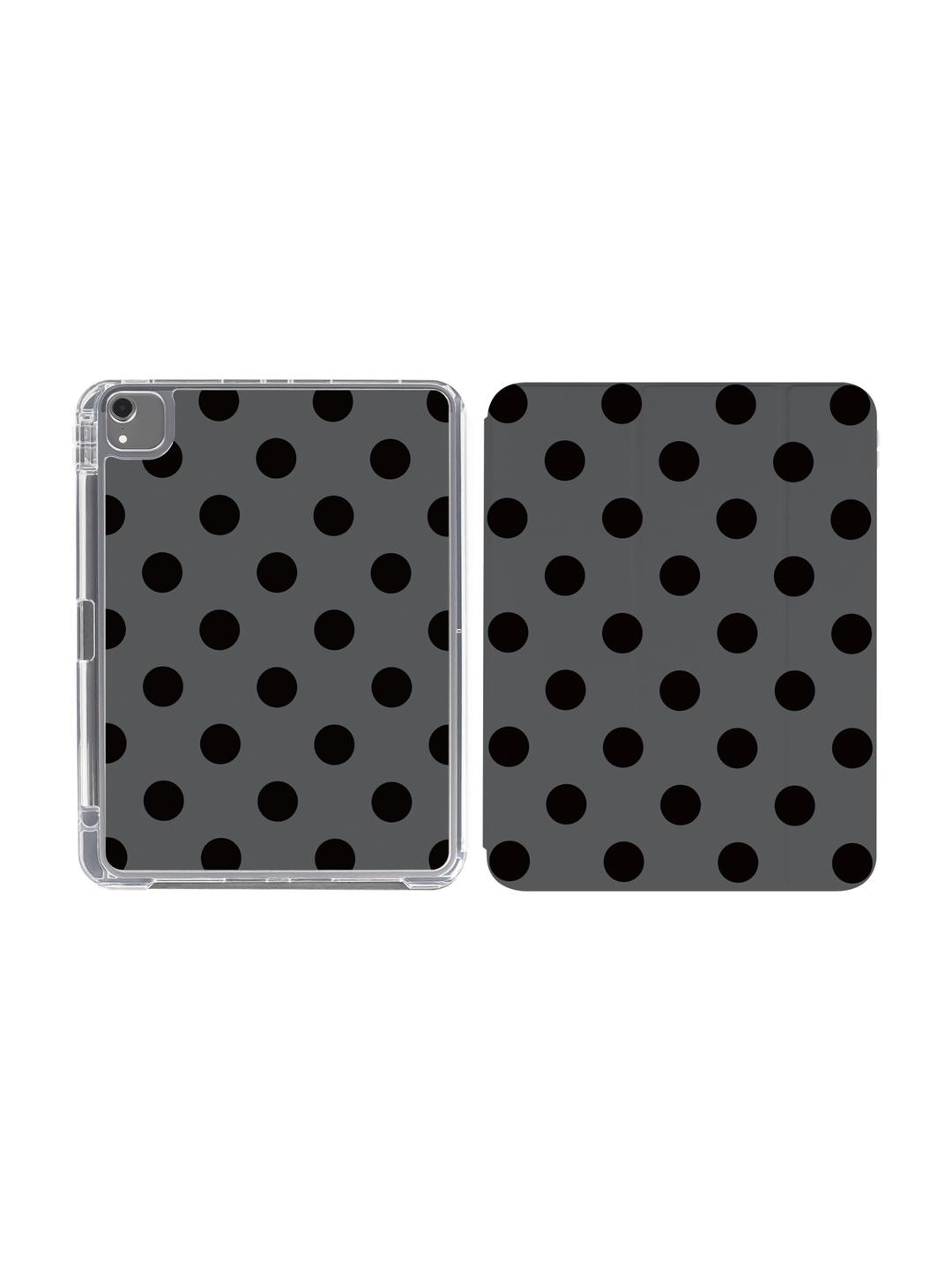 Dot iPad Case (4-Way) - Gray Black