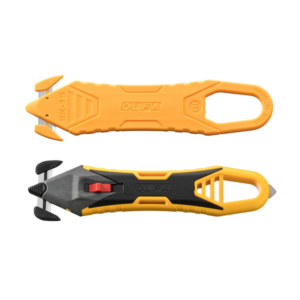올파 - 스테인레스 날 안전 커터 다회용 SK-15 박스커터