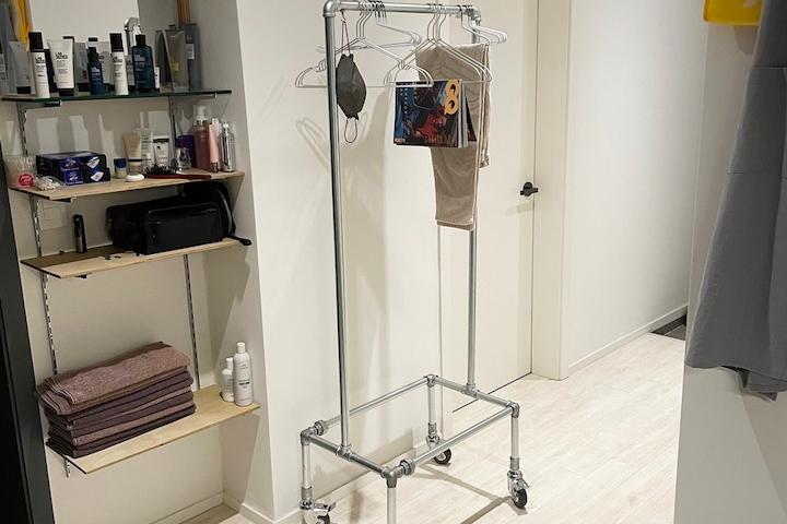w13 파이프행거 런드리 트롤리 이동식행거