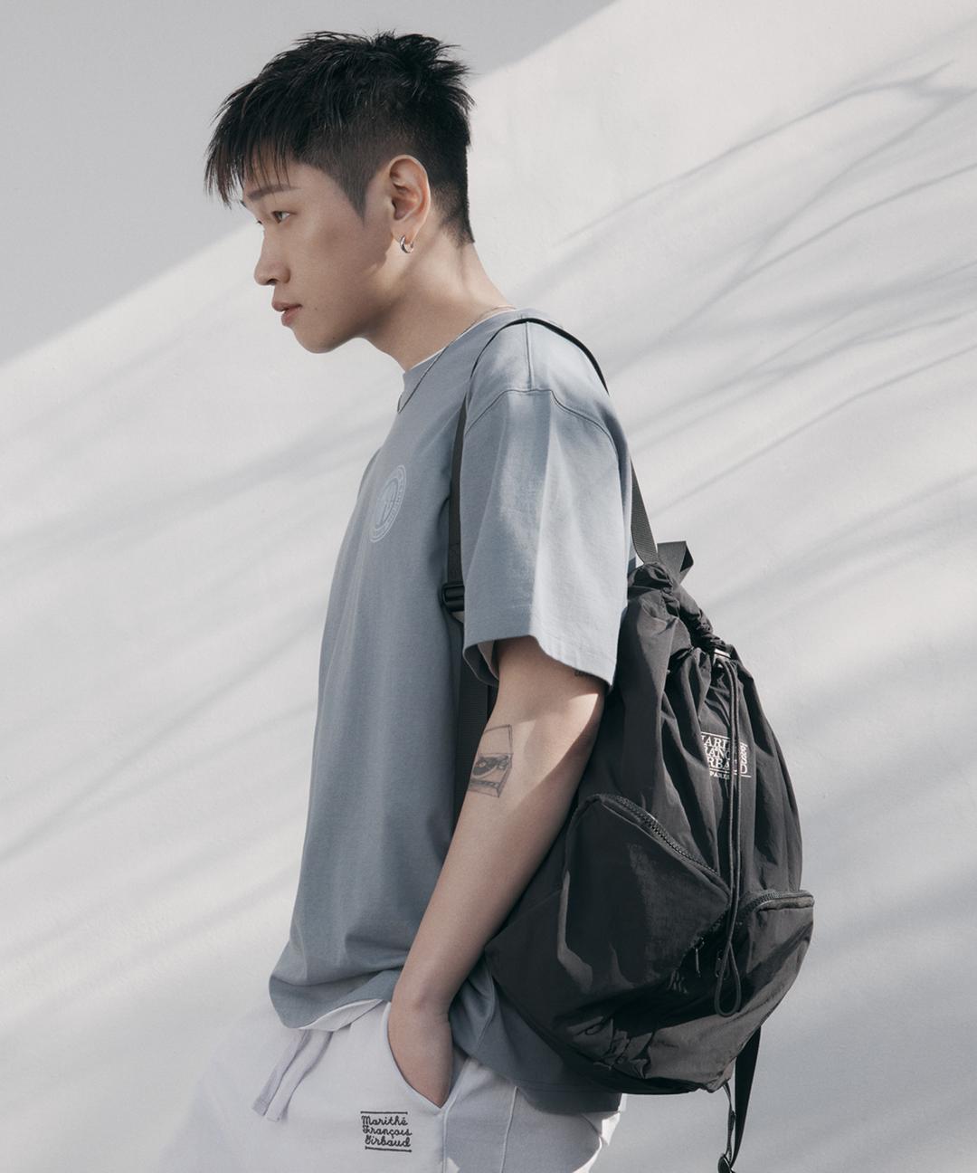 CLASSIC LOGO STRING BACKPACK black