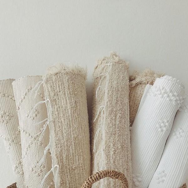 Textured Artisan rug from Portugal
