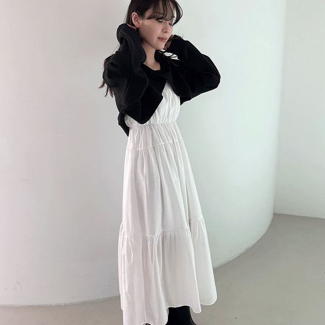 퓨어 캉캉셔링 나시롱원피스