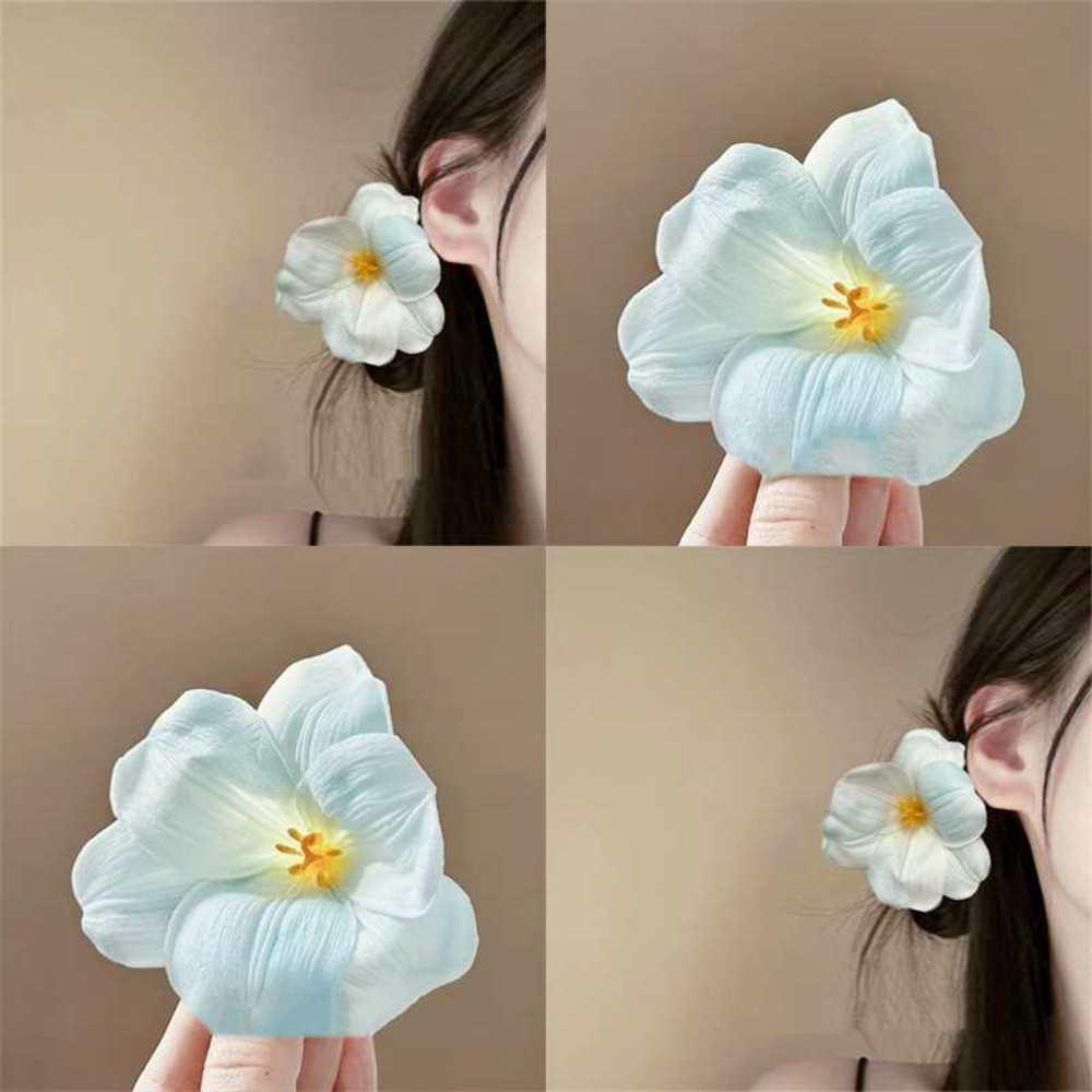 즐거운상점 하와이꽃집게핀 대왕꽃집게핀 옆머리 포인트 큰 빅 체육대회