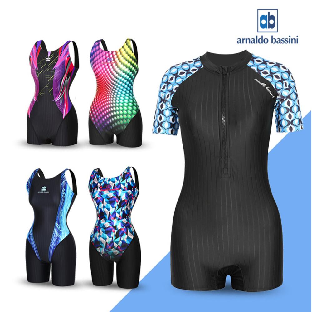 아날도바시니 아쿠아로빅 실내수영장 강습 반신 여자 수영복 1부 3부 5부