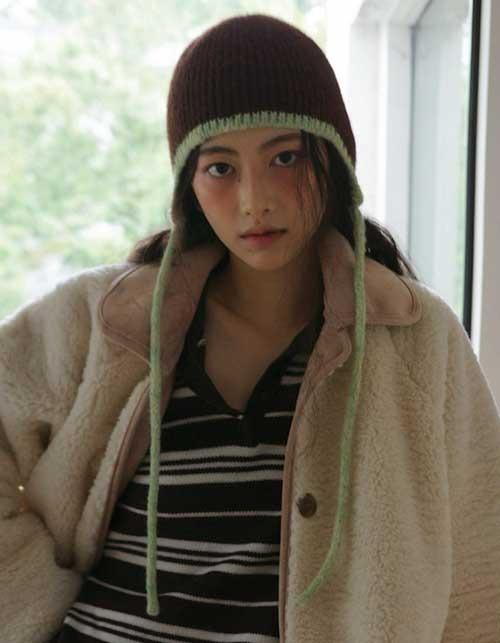 울 이어커버 햇(4colors)