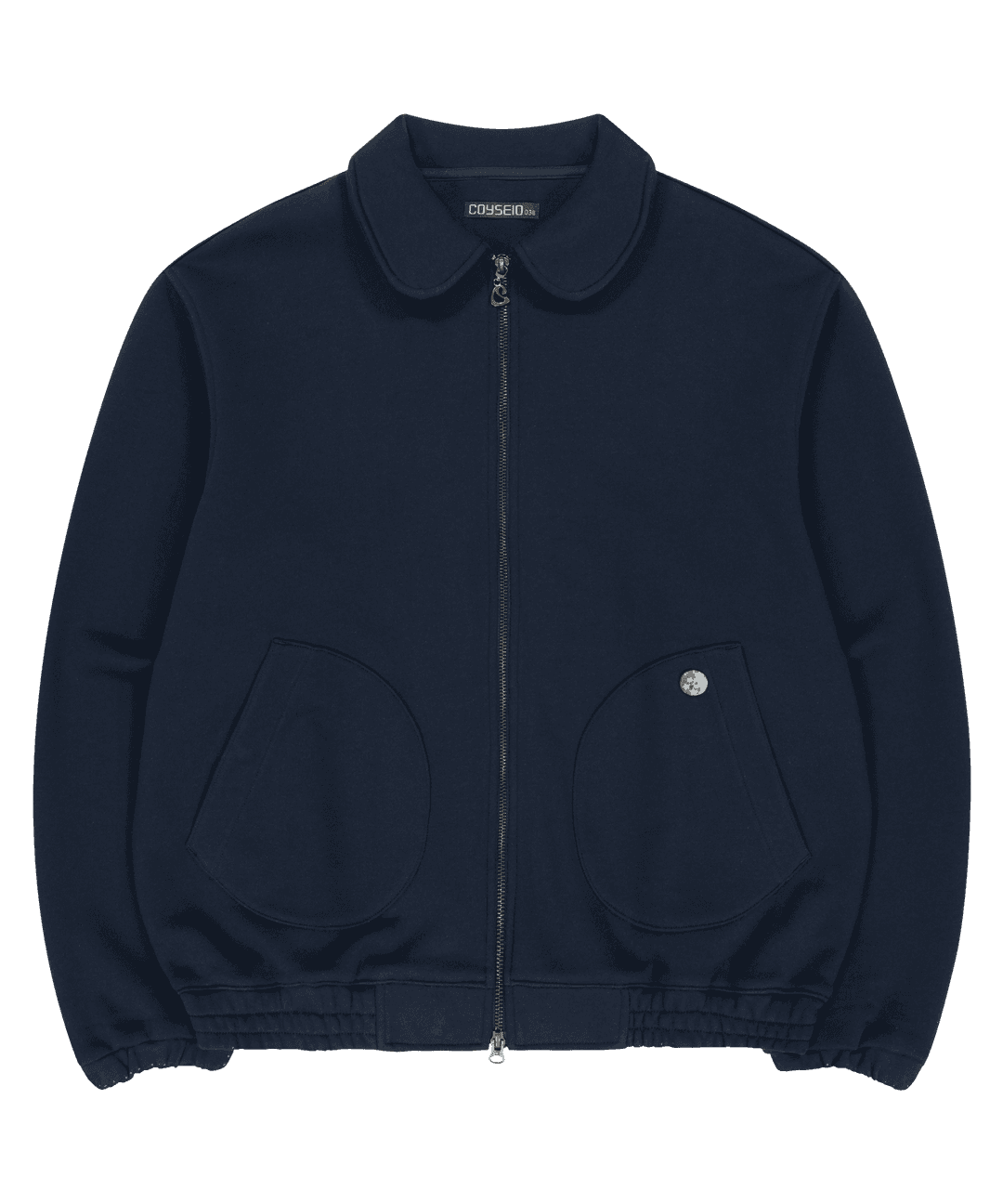 038 ROUND TRACK ZIP-UP NAVY