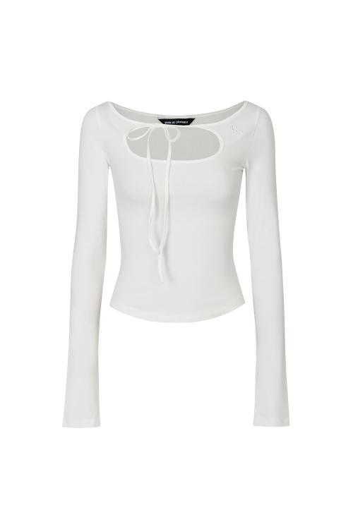 LOWER ORCHID TOP white