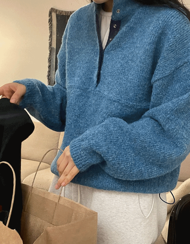 더블 니트 맨투맨(3c)