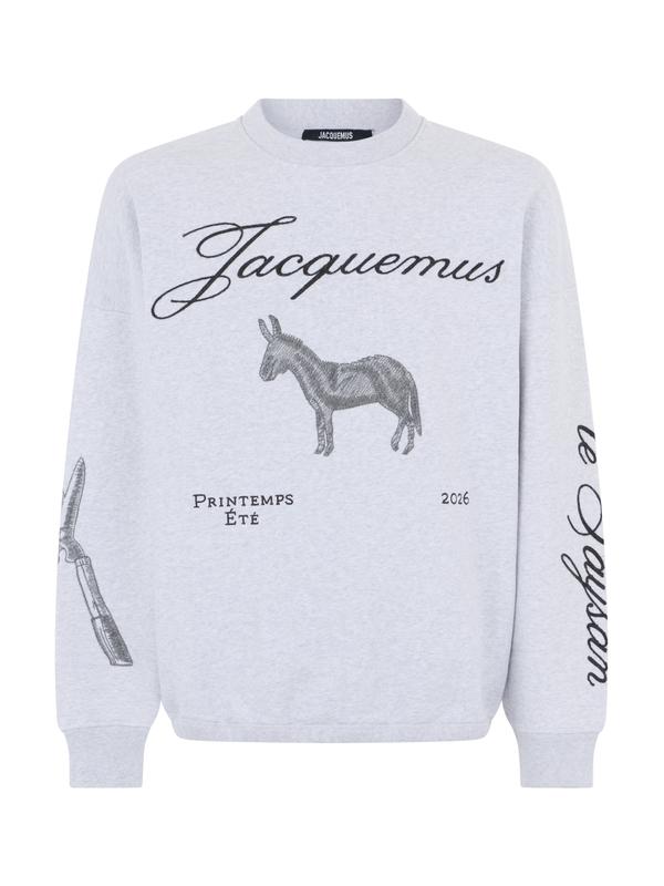 자크뮈스 그레이 스웨트셔츠