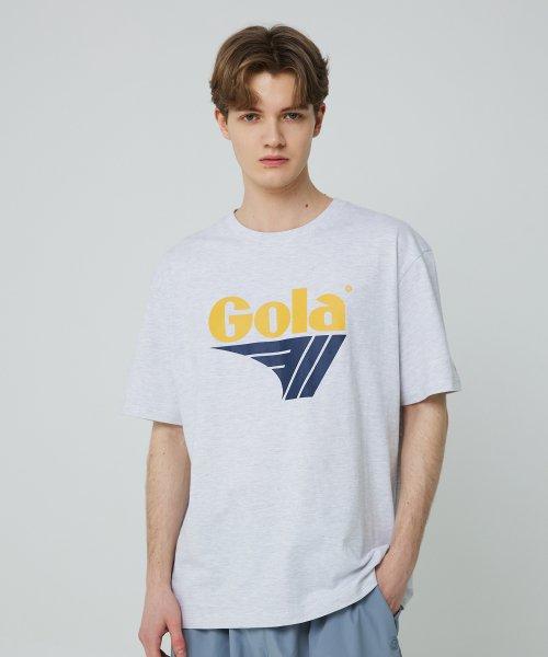 COLOR BIG LOGO T-SHIRTS [LIGHT GRAY]