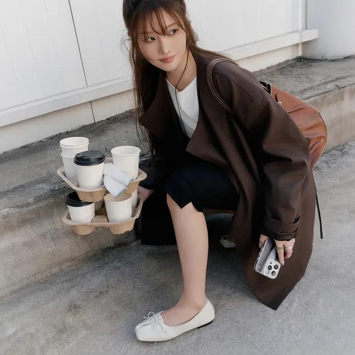 [바로배송] [셈디 PICK] 유디트 리본 핀턱 플랫 [n5292-1]_3color